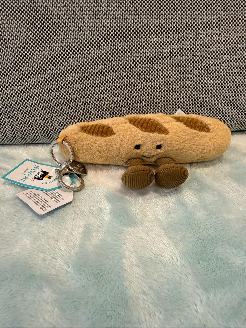 Jellycat Amuseables Baguette Bag Charm BNWT